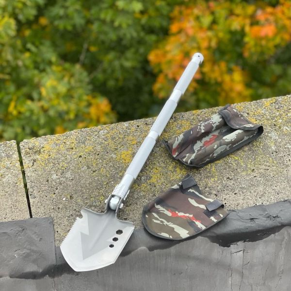 Саперна лопатка, тактична багатофункціональна складна лопата для виживання 19 в 1